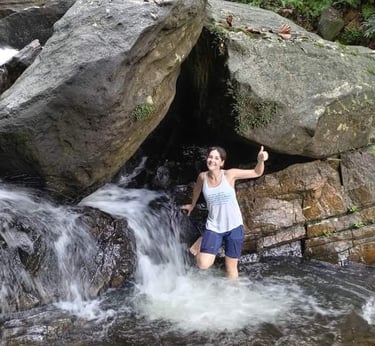 Natural swimming pools are there when you are hiking