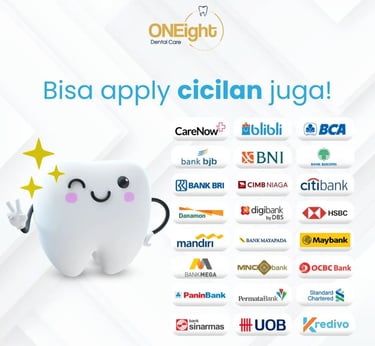 ONEight Dental Care - Pembayaran Cicilan