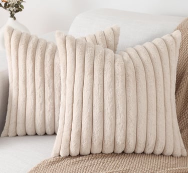 Plush Faux Fur Pillow