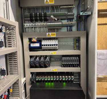 Electrician Exeter control panel wiring