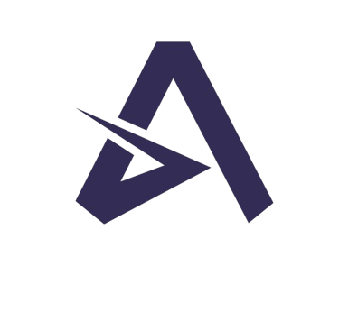 a logo for a company that is looking like a letter a