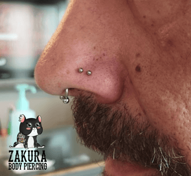 piercing à pau nez septum