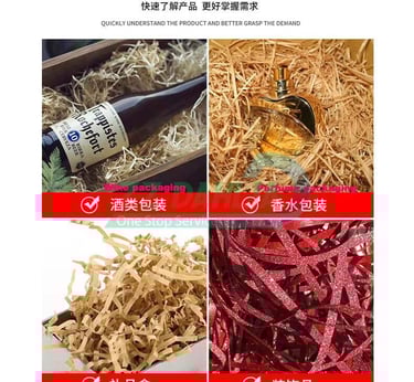 Crinkle Paper raffia for decorative Box Filler