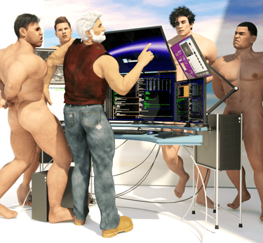 digital version of four helpers with Madeira Desouza