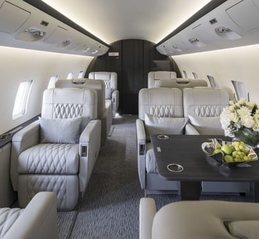 Modern interior cabin of a luxury yacht representing fractional ownership and ethical co-ownership 