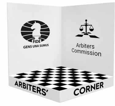 FIDE Arbiters' Corner Introduction from Arbiter's Commission. FIDE Chess
