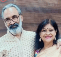 Thirkan Lalit Kkala Kendra Director Mr. Sachin Gambheer and Founder Ms. Rachita Rathaur Gambheer