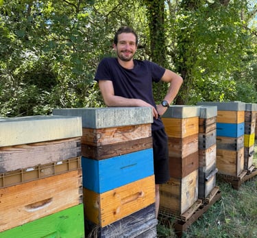 Nathan, apiculteur - parrainage de ruches
