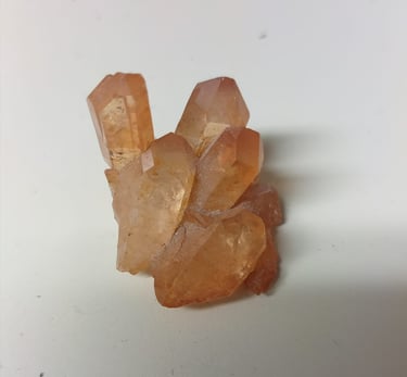 Coated Tangerine Quartz
