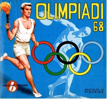 1968 Baggioli Editore Olimpiadi rare sports card album from Italy