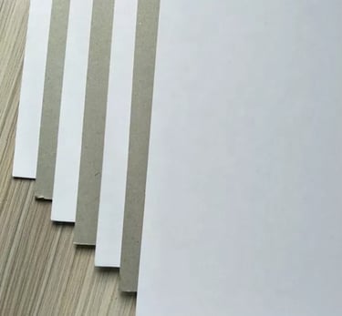 a stack of white paper with a white background
