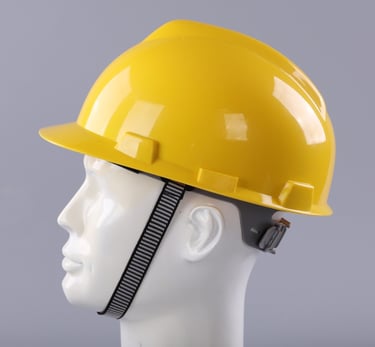 a yellow helmet with a yellow helmet on it