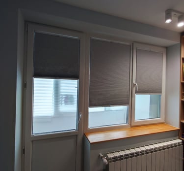 Jaluzele plisate pe comanda Sev Home