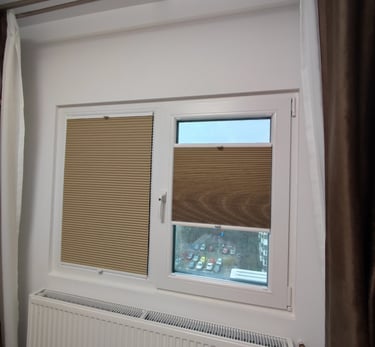 Jaluzele plisate pe comanda Sev Home