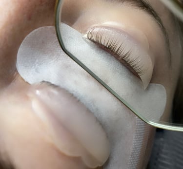 eye during lashlift