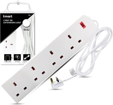 a power strip with a power cord attached to it