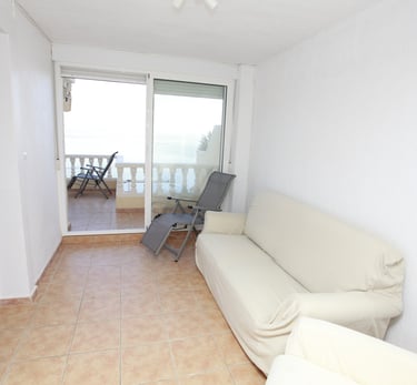 Hall de entrada a la casa en la Manga del Mar Menor