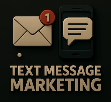 Smartphone with chat bubble and megaphone symbolizing SMS marketing and customer engagement
