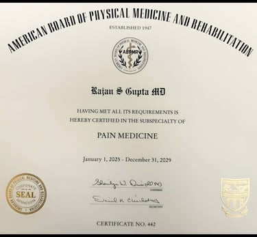 Anesthesia Pain Management Board Certification