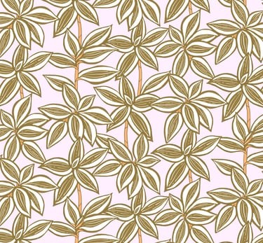 Filler pattern tradescandia plants in pink background