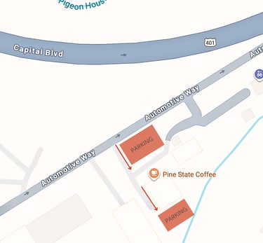 Pine State Coffee, 1614 Automotive Way, Raleigh North Carolina