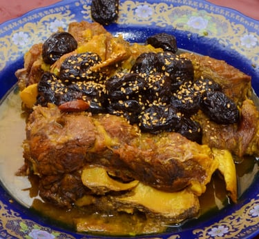 sweet Moroccan Meat with prunes