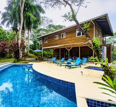 Toucan Hill Lodges pool and facilities
