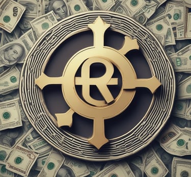 A brown object with white lines on it