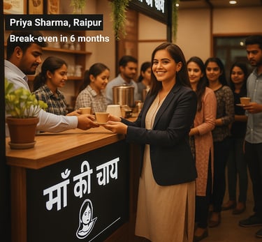 Maa Ki Chai franchise startup investment success stories