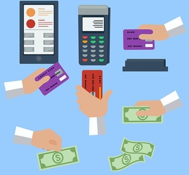 Alle betaalmogelijkheden bij Taxi Groningen KNQ Mobility Groningen (contant, pinnen, online, Mollie)