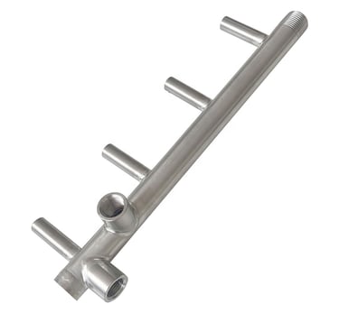 stainless steel machining assembly hydraulic manifold