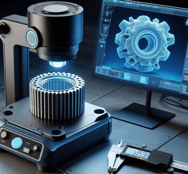 Scan 3D de qualité métrologique d'une pièce à reconstruire en CAO