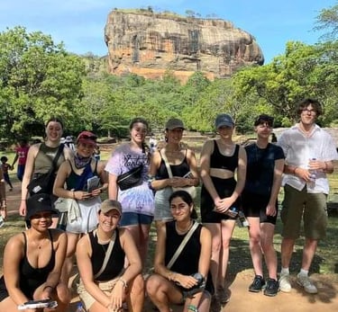 Sigiriya Rock Fortress -5th Century Rock Carvings 
