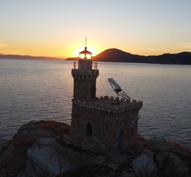 vista mare alba Lo Scoglietto