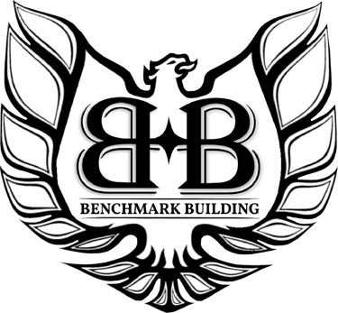 a logo for benchmark building