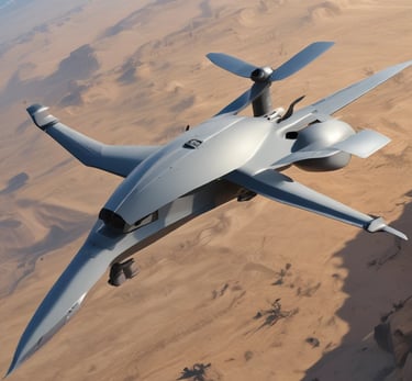 A security camera with a sleek, cylindrical design is illuminated with blue and red lighting. The brand name 'Briton' is visible on the side of the camera. The camera lens reflects a bright blue light, contrasting sharply against the dark background.