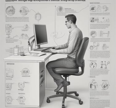 A medical device is positioned against a plain background. The machine features a screen displaying various icons and controls, likely for diagnostic purposes, and an apparatus for eye examination.