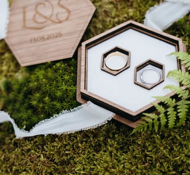 Décoration mariage éco-responsable en forêt