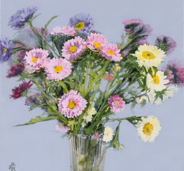 Bukiet, obraz akrylowy 60x60 cm