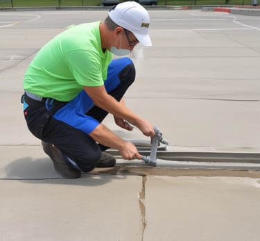 Close-up of waterproof flashing installation on a construction site.