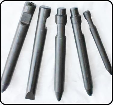 Punteros martillos hidráulicos. Punteros para retroexcavadoras