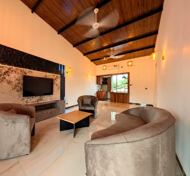 Living room at Kaveen Homes