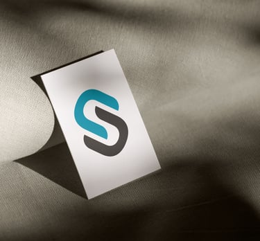 a business card with a business card holder of Subli Packaging