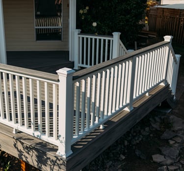 Trex composite decking