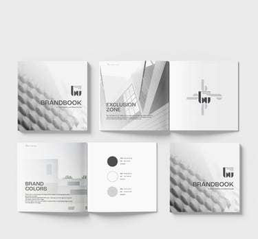 Eksempel på brandbook for Bauhaus Urban Architecture Studio.