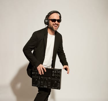 Saxofonista en discoteca