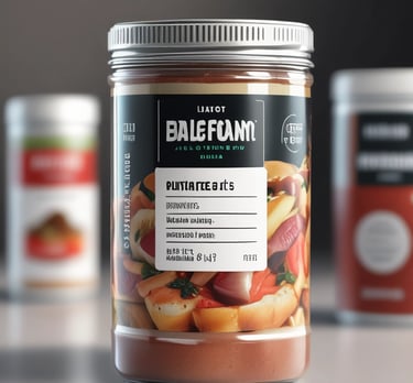 Stacks of neatly printed labels ready for packaging and branding.