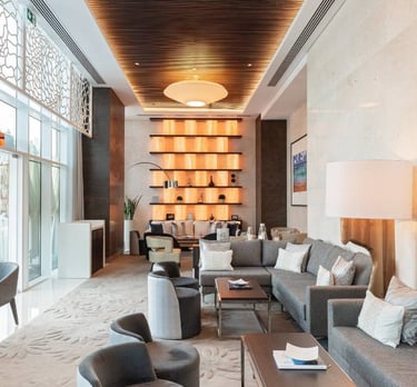 Luxury hotel lobby interior design by AvanturaDesign Croatia.