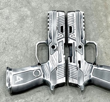 pistol beskar cerakote baremetal battleworn