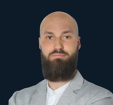 a bald balding man with a beard and a beard